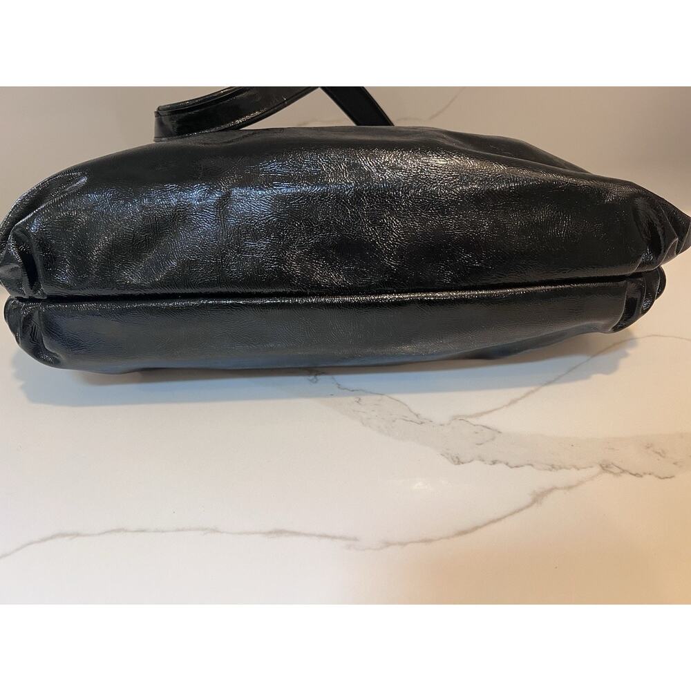 Coach Poppy Daisy Glam Patent Leather Shoulder Purse Tote Style F20004 - Picture 8 of 16